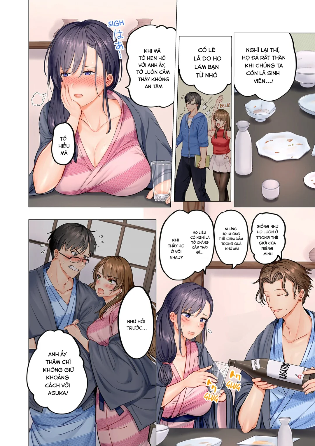 HentaiVN.net - Ảnh 30 - Trao đổi vợ chồng – Anh ấy tuyệt hơn chồng tôi - Ch. 1A