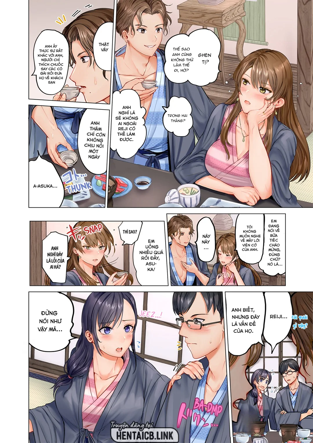 HentaiVN.net - Ảnh 4 - Trao đổi vợ chồng – Anh ấy tuyệt hơn chồng tôi - Ch. 1A