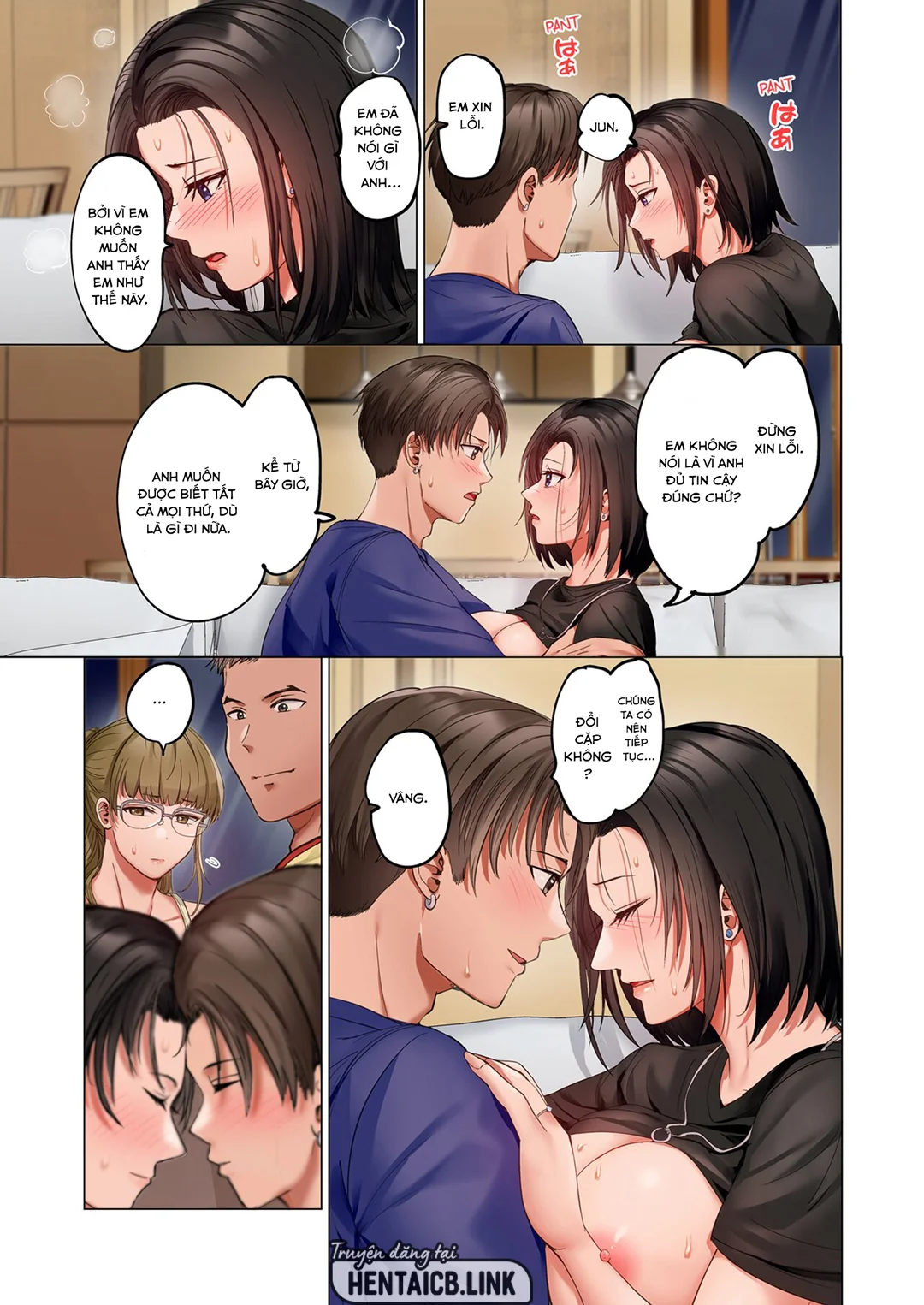HentaiVN.net - Ảnh 9 - Trao đổi vợ chồng – Anh ấy tuyệt hơn chồng tôi - Ch. 10B