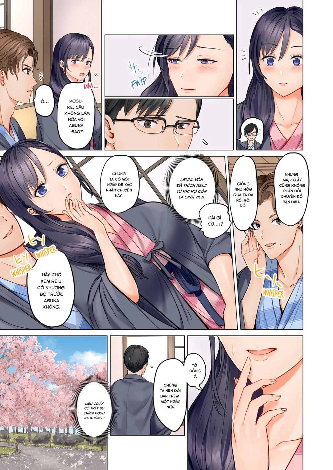 HentaiVN.net - Ảnh 4 - Trao đổi vợ chồng – Anh ấy tuyệt hơn chồng tôi - Ch. 1B