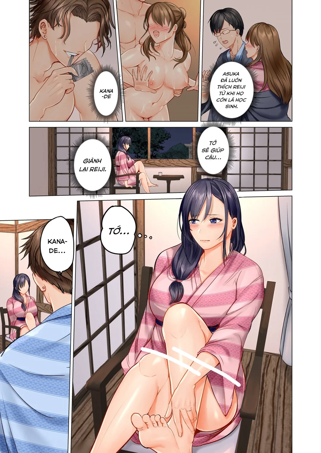 HentaiVN.net - Ảnh 4 - Trao đổi vợ chồng – Anh ấy tuyệt hơn chồng tôi - Ch. 2A