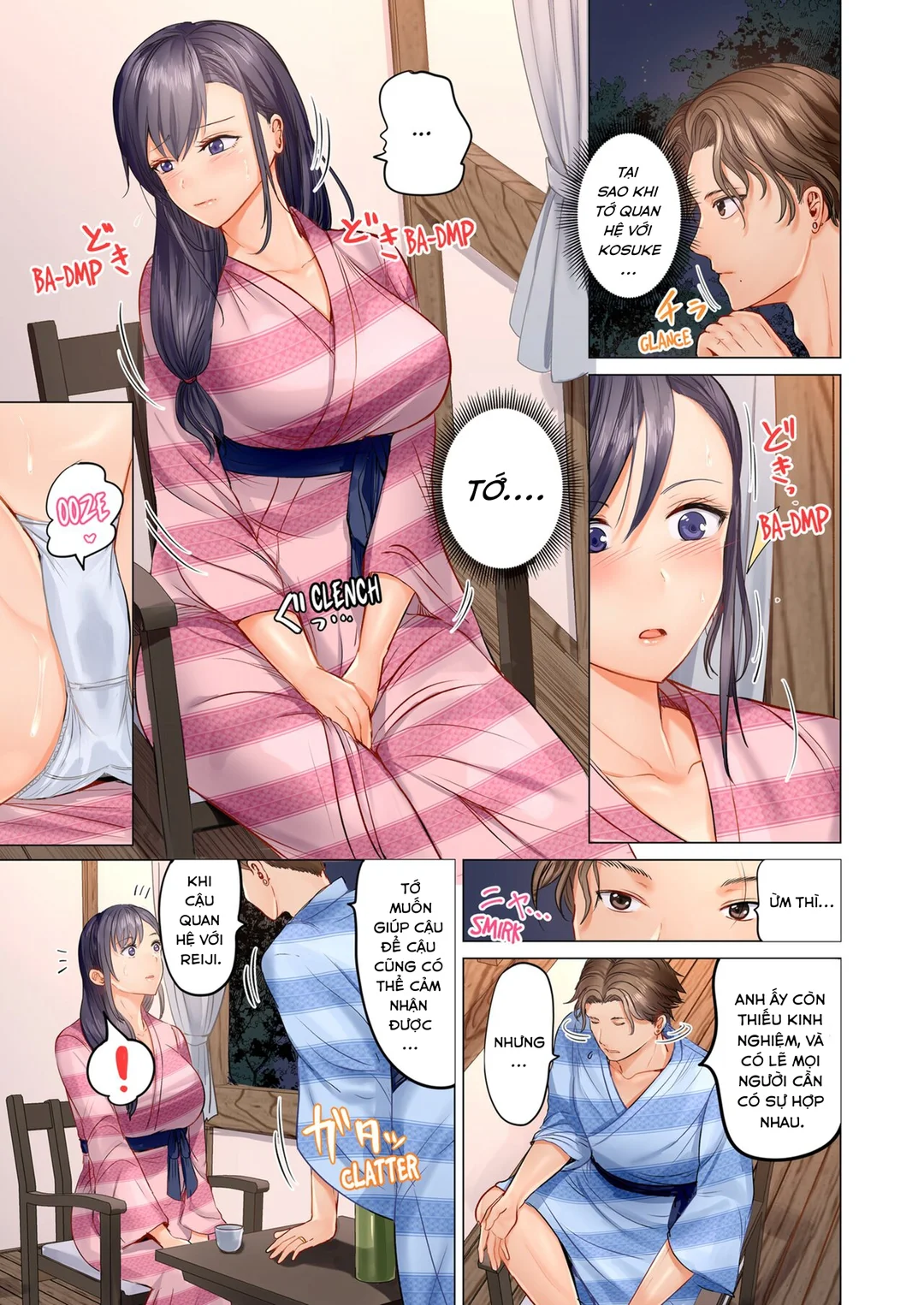 HentaiVN.net - Ảnh 8 - Trao đổi vợ chồng – Anh ấy tuyệt hơn chồng tôi - Ch. 2A
