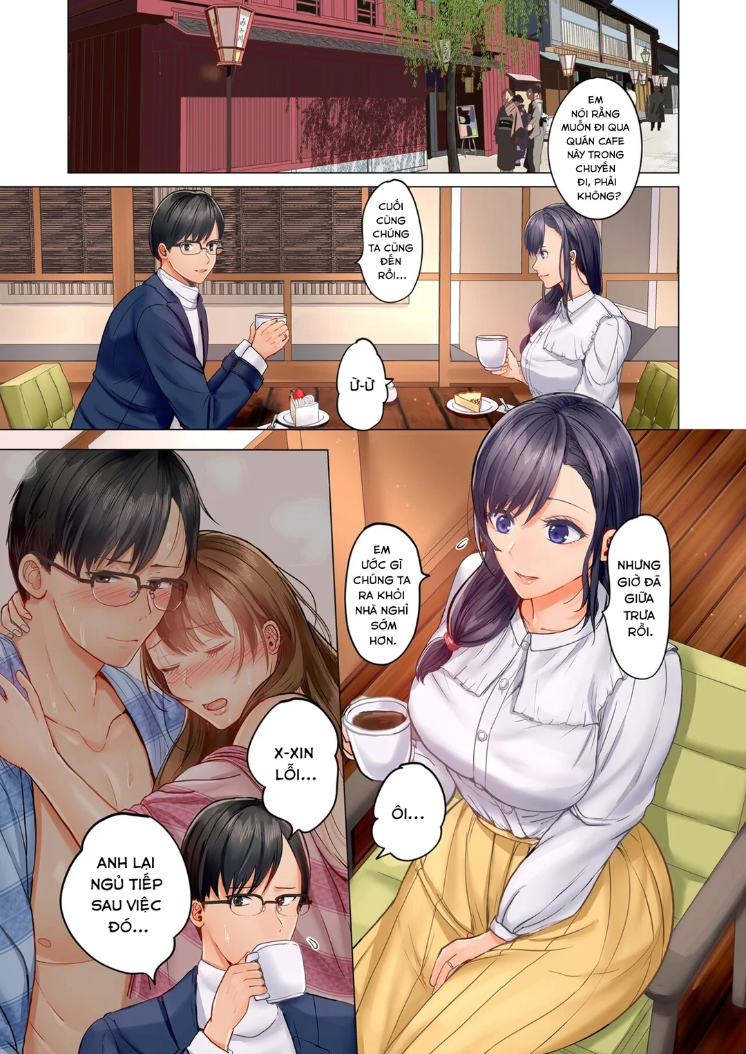 HentaiVN.net - Ảnh 12 - Trao đổi vợ chồng – Anh ấy tuyệt hơn chồng tôi - Ch. 2B