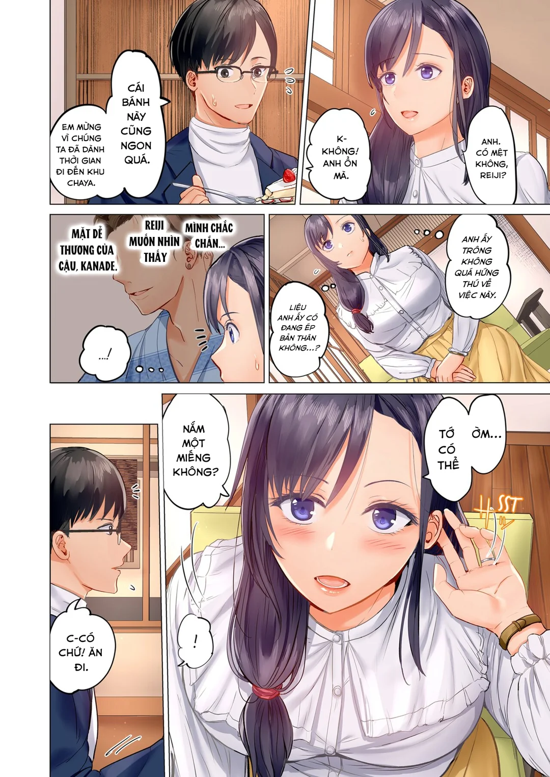 HentaiVN.net - Ảnh 13 - Trao đổi vợ chồng – Anh ấy tuyệt hơn chồng tôi - Ch. 2B
