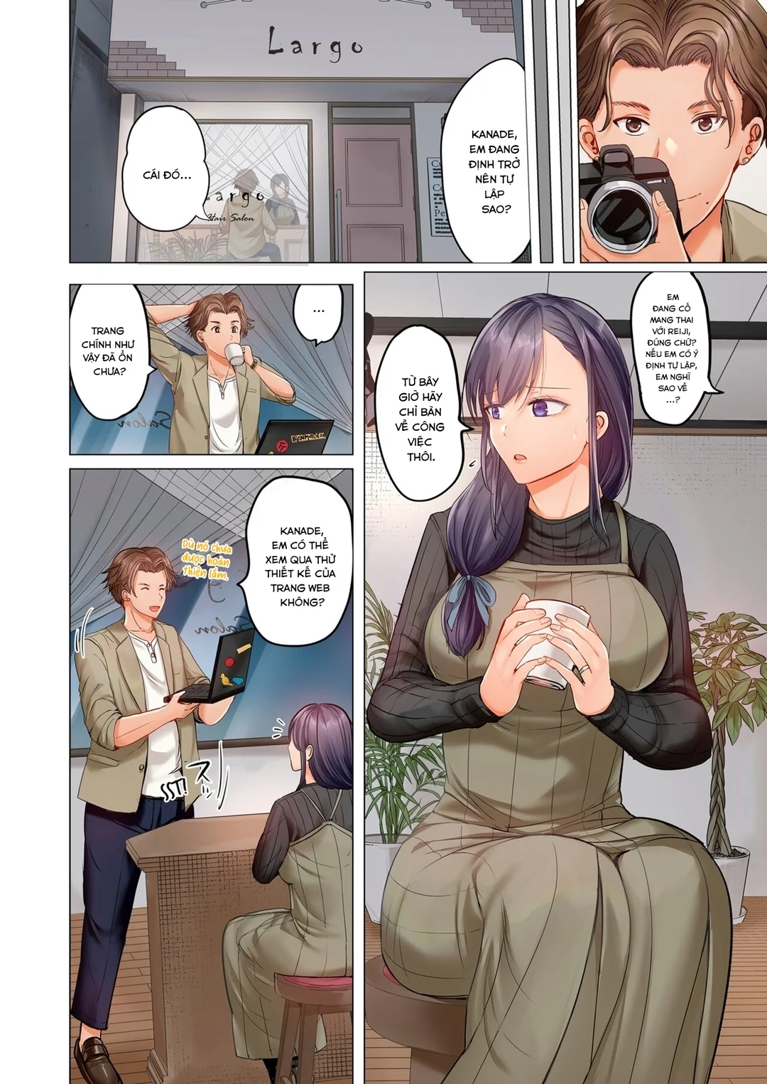 HentaiVN.net - Ảnh 31 - Trao đổi vợ chồng – Anh ấy tuyệt hơn chồng tôi - Ch. 3A