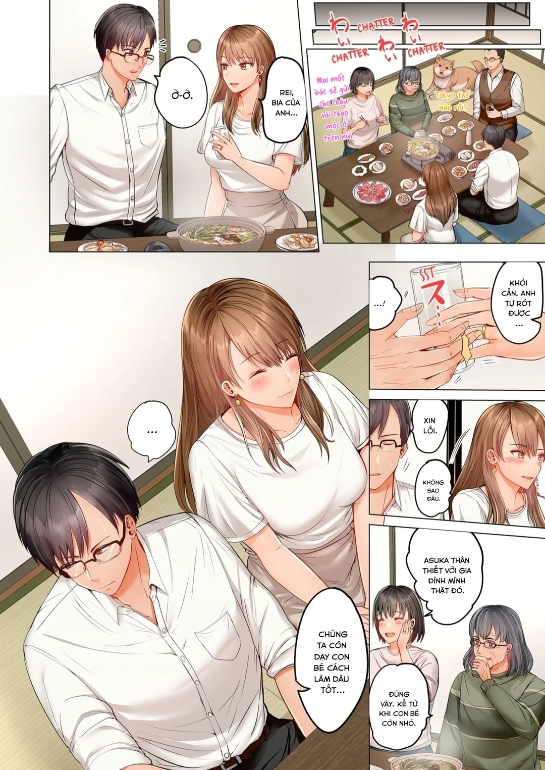 HentaiVN.net - Ảnh 20 - Trao đổi vợ chồng – Anh ấy tuyệt hơn chồng tôi - Ch. 3B