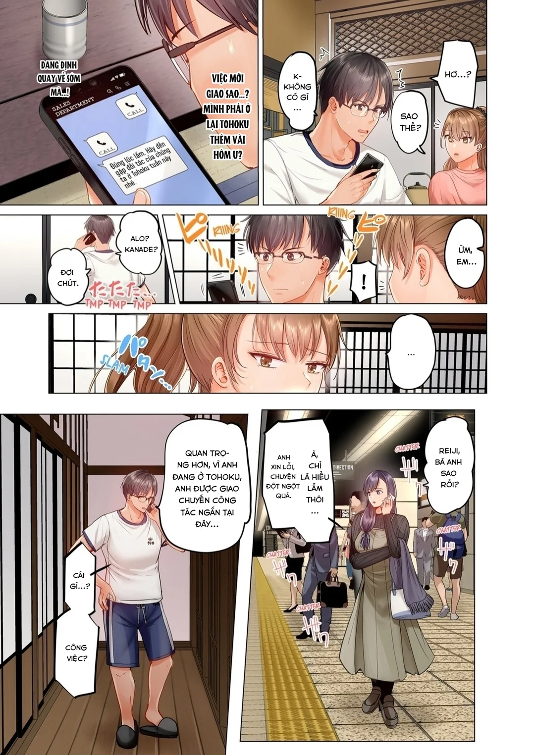 HentaiVN.net - Ảnh 39 - Trao đổi vợ chồng – Anh ấy tuyệt hơn chồng tôi - Ch. 3B