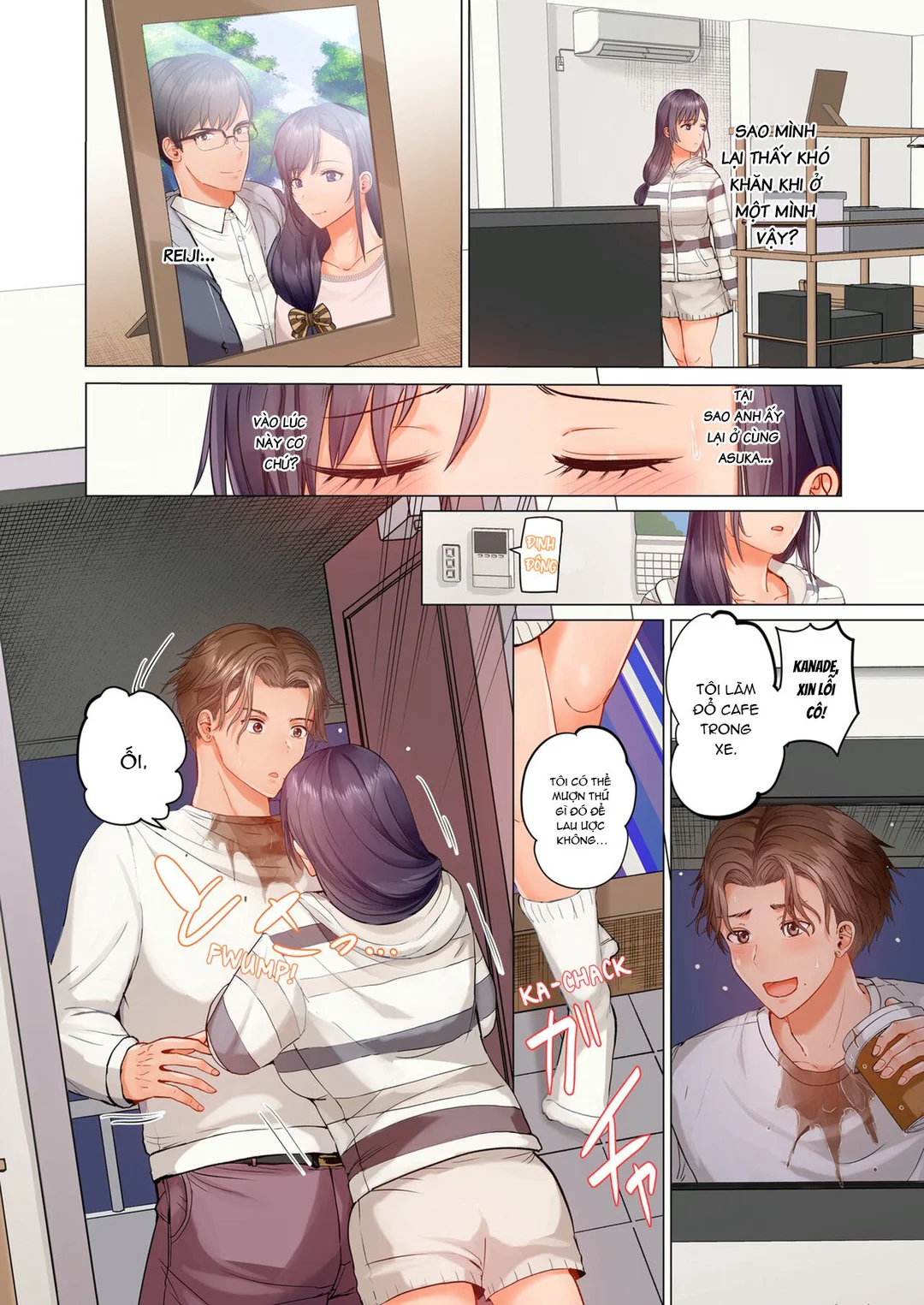 HentaiVN.net - Ảnh 11 - Trao đổi vợ chồng – Anh ấy tuyệt hơn chồng tôi - Ch. 4A