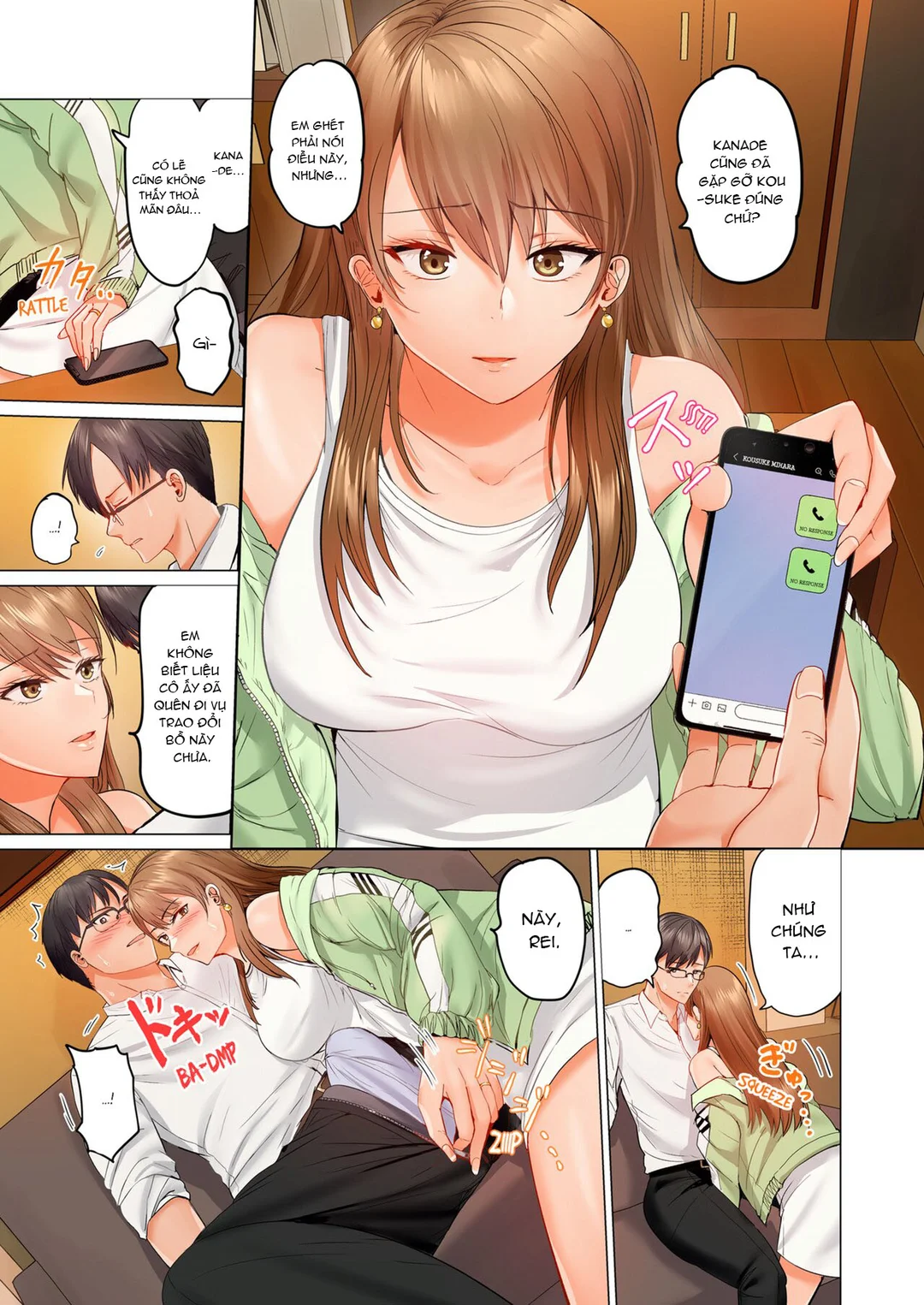 HentaiVN.net - Ảnh 34 - Trao đổi vợ chồng – Anh ấy tuyệt hơn chồng tôi - Ch. 4A