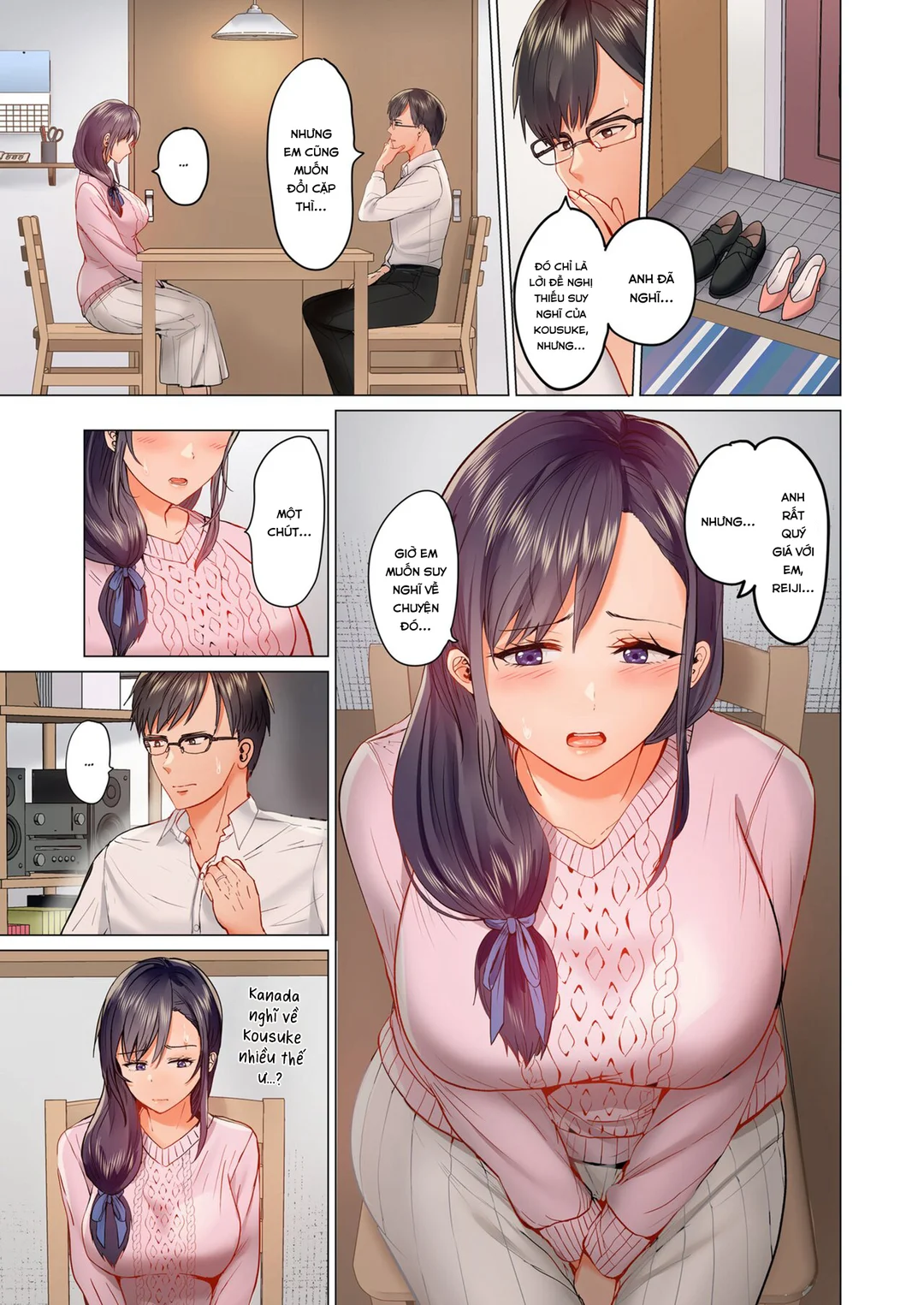 HentaiVN.net - Ảnh 28 - Trao đổi vợ chồng – Anh ấy tuyệt hơn chồng tôi - Ch. 5A
