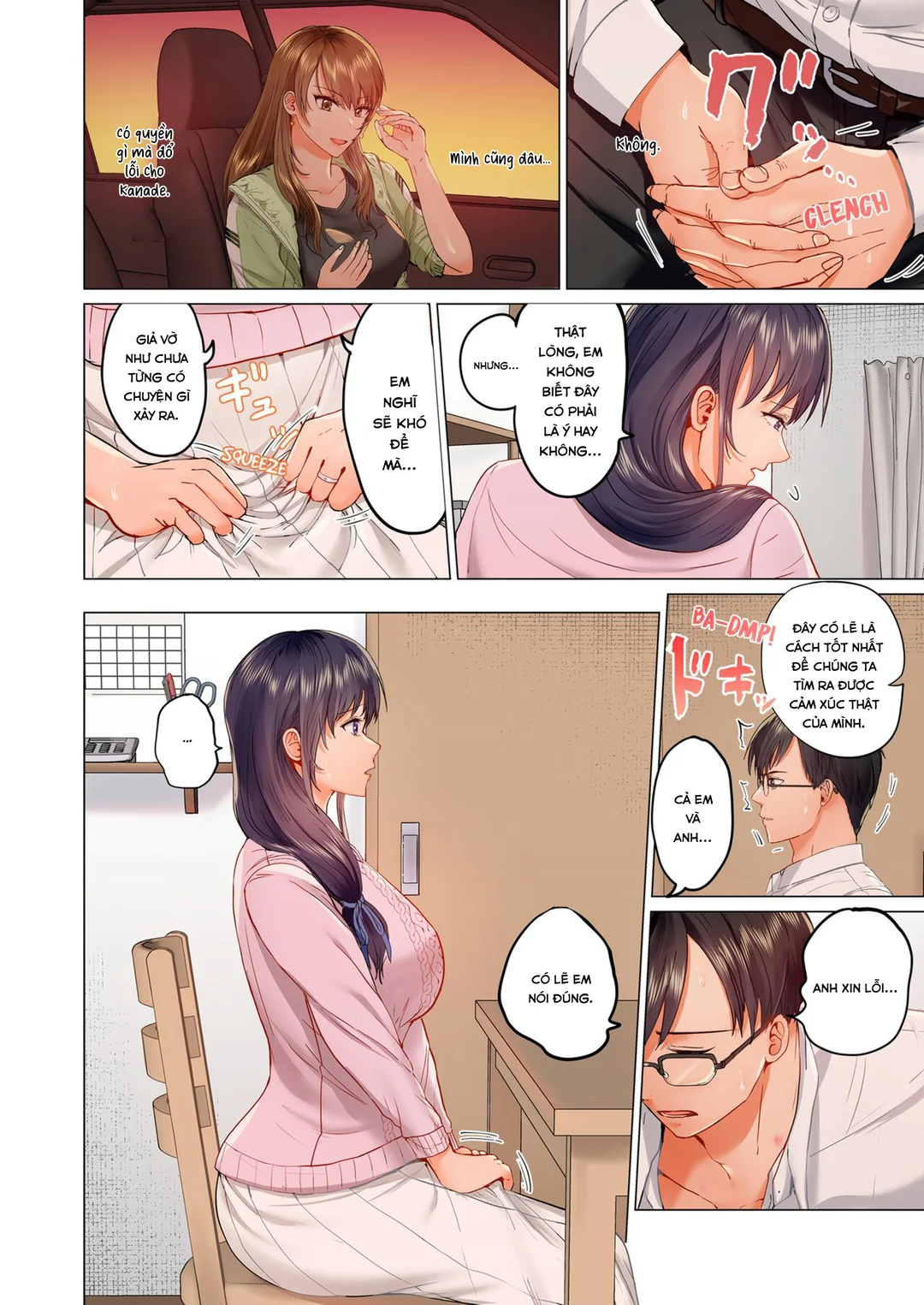 HentaiVN.net - Ảnh 29 - Trao đổi vợ chồng – Anh ấy tuyệt hơn chồng tôi - Ch. 5A