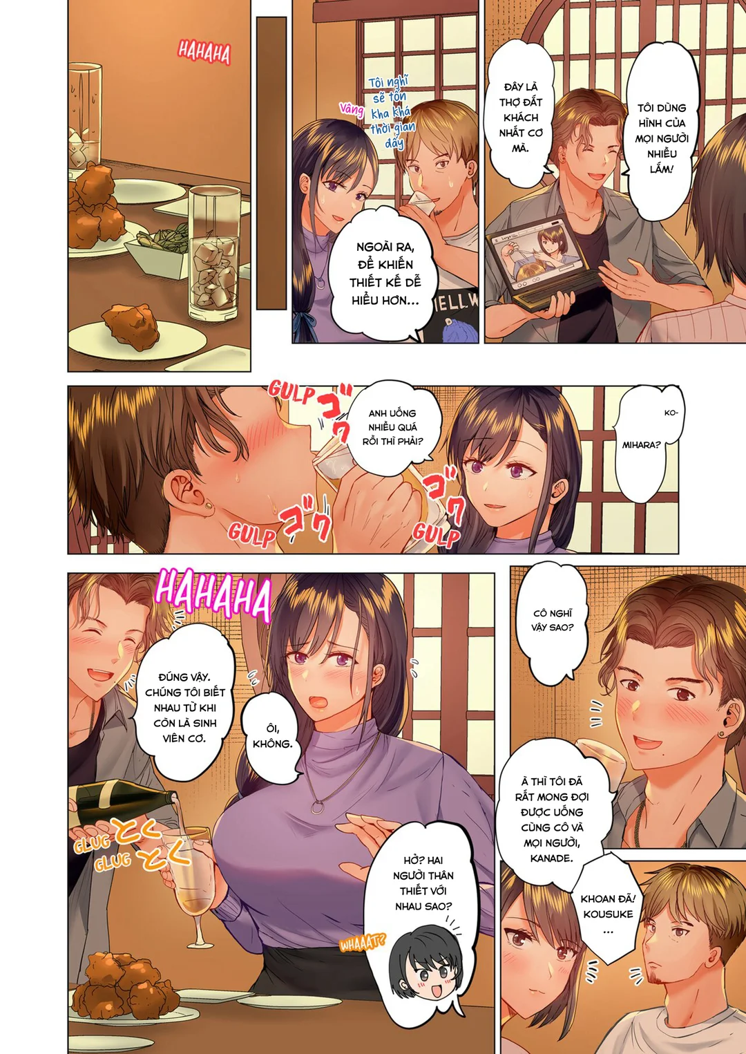 HentaiVN.net - Ảnh 5 - Trao đổi vợ chồng – Anh ấy tuyệt hơn chồng tôi - Ch. 5A