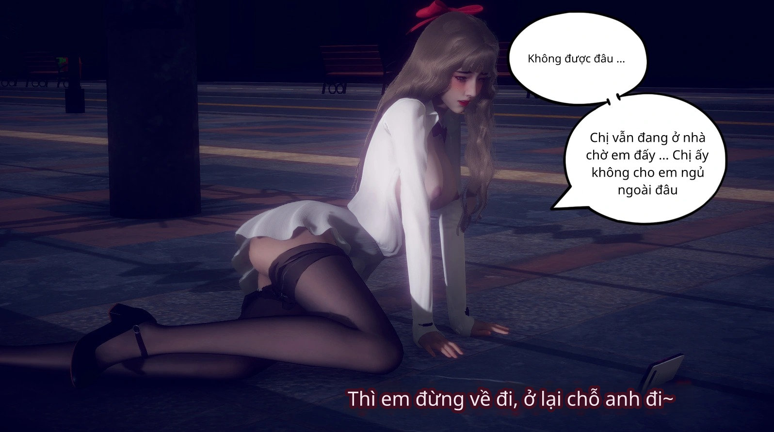 HentaiVN.net - Ảnh 28 - Tiểu Sử Trần Kiều An - Chap 9: Nhân vật quần chúng cay cú. ĐỤUUUU