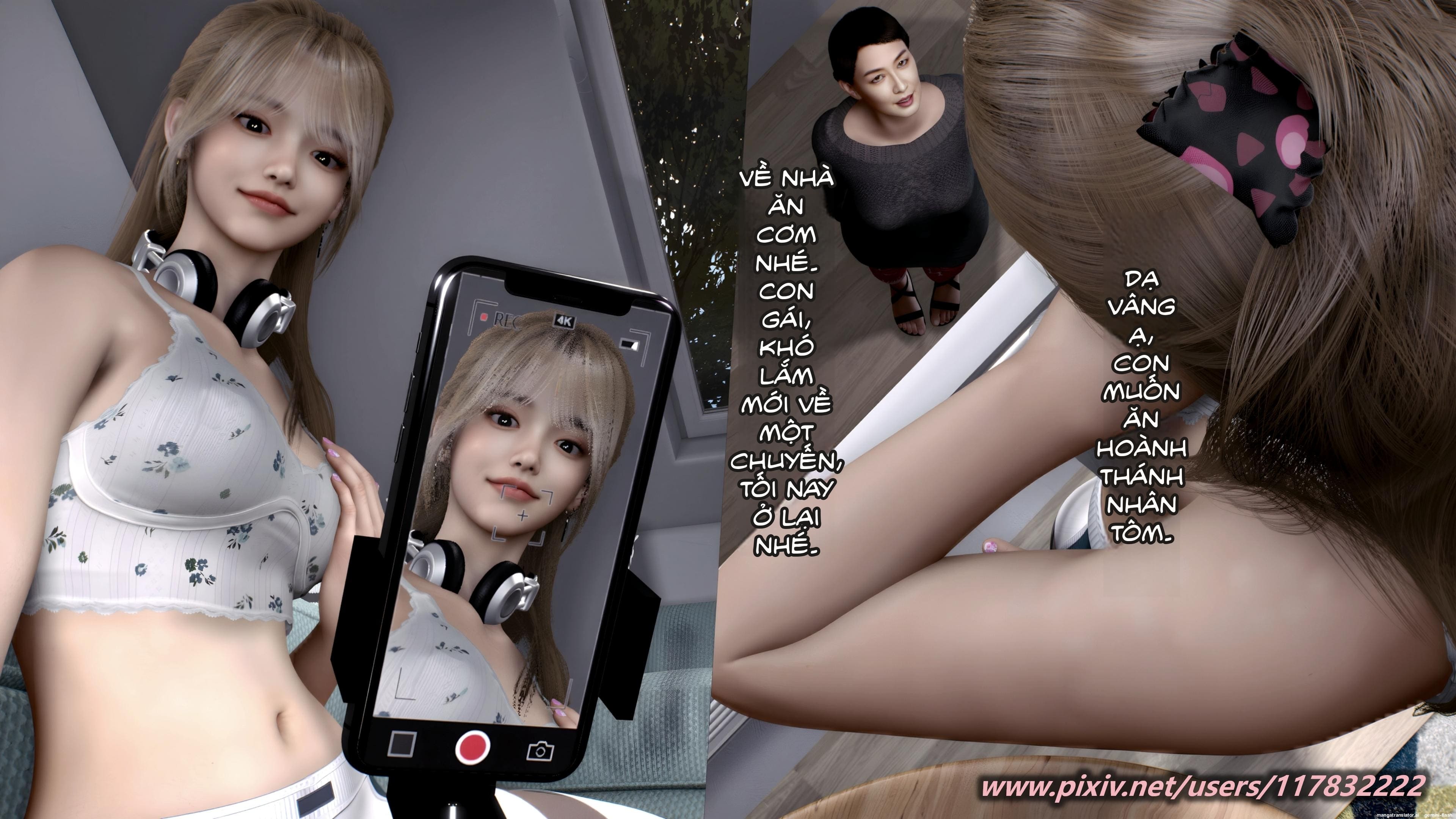 HentaiVN.net - Ảnh 6 - Hoa Khôi Bận Rộn - Phần 2 - Chương 3