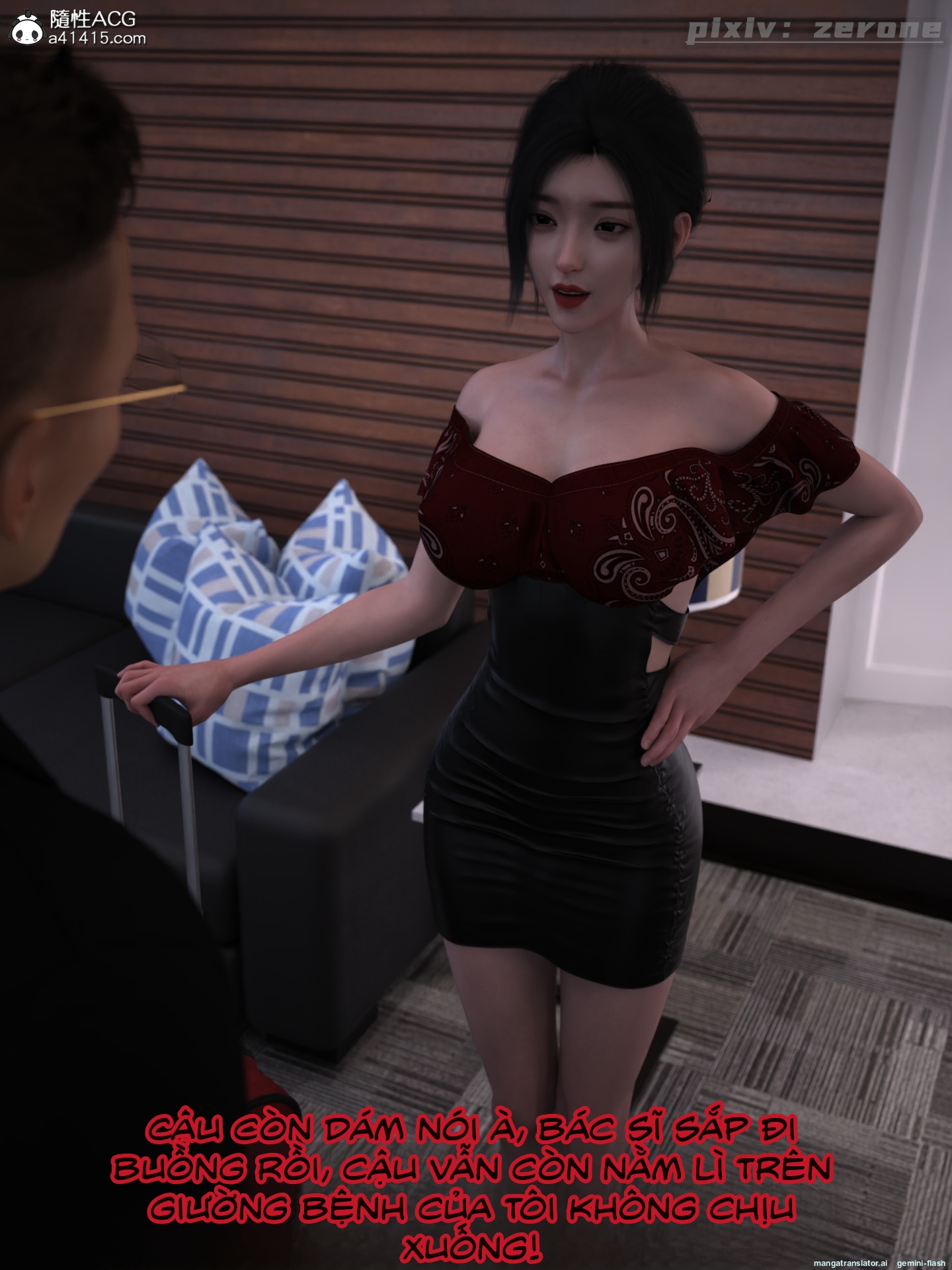 HentaiVN.net - Ảnh 10 - Chăm Sóc Vợ Và Con Gái Thằng Bạn - Chương 3