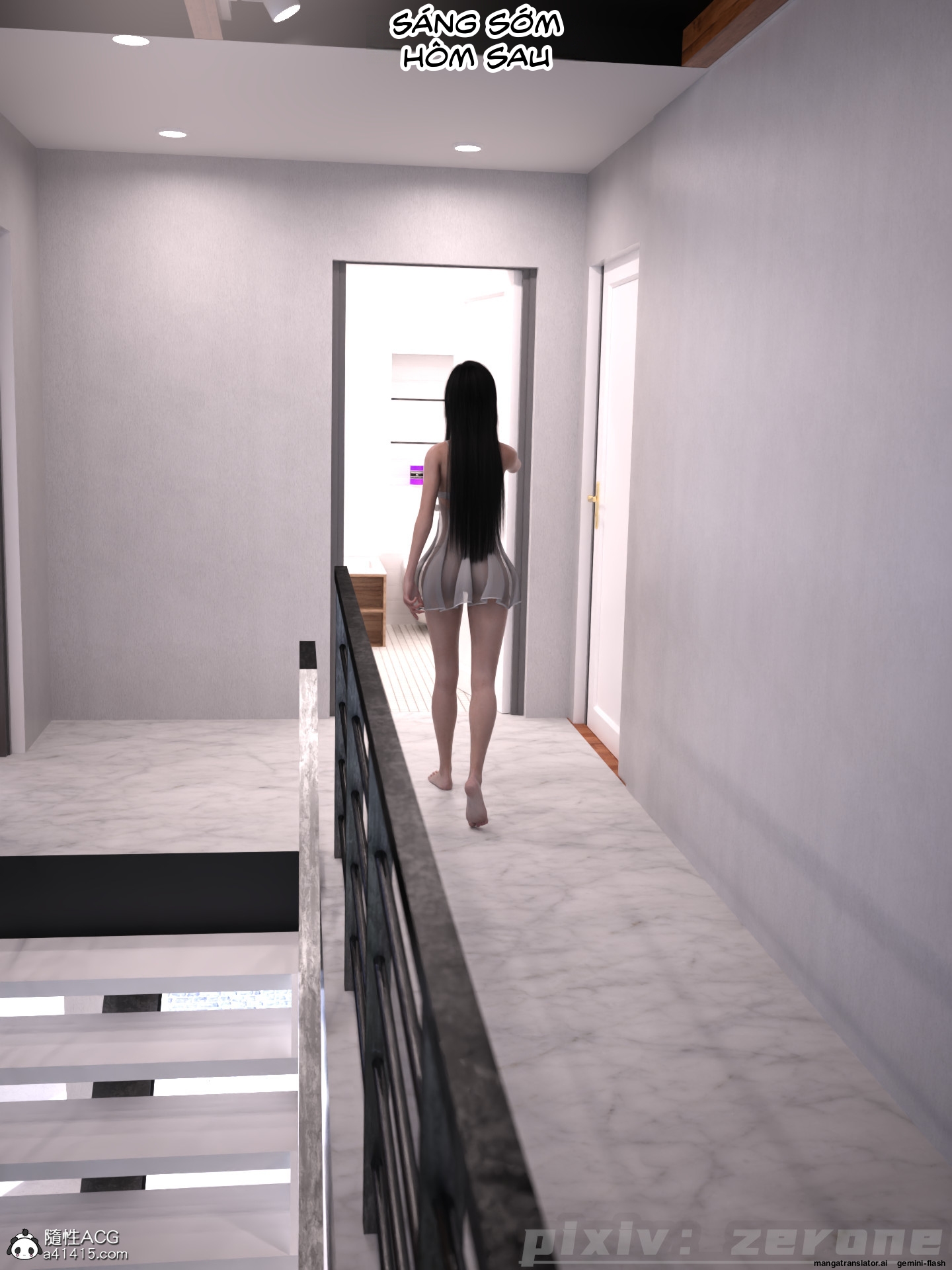 HentaiVN.net - Ảnh 21 - Chăm Sóc Vợ Và Con Gái Thằng Bạn - Chương 5
