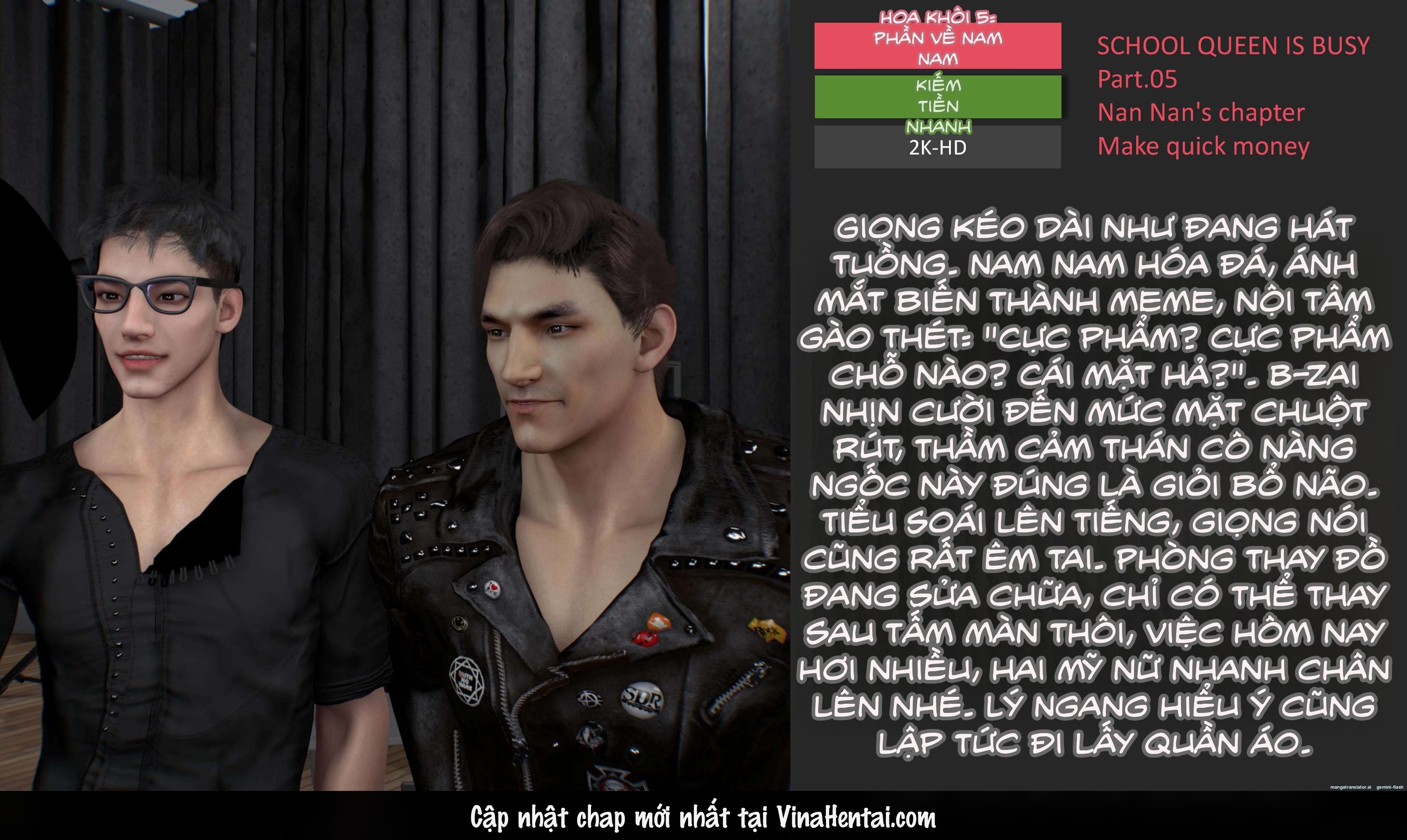 HentaiVN.net - Ảnh 22 - Hoa Khôi Bận Rộn - Phần 1 - Chương 5