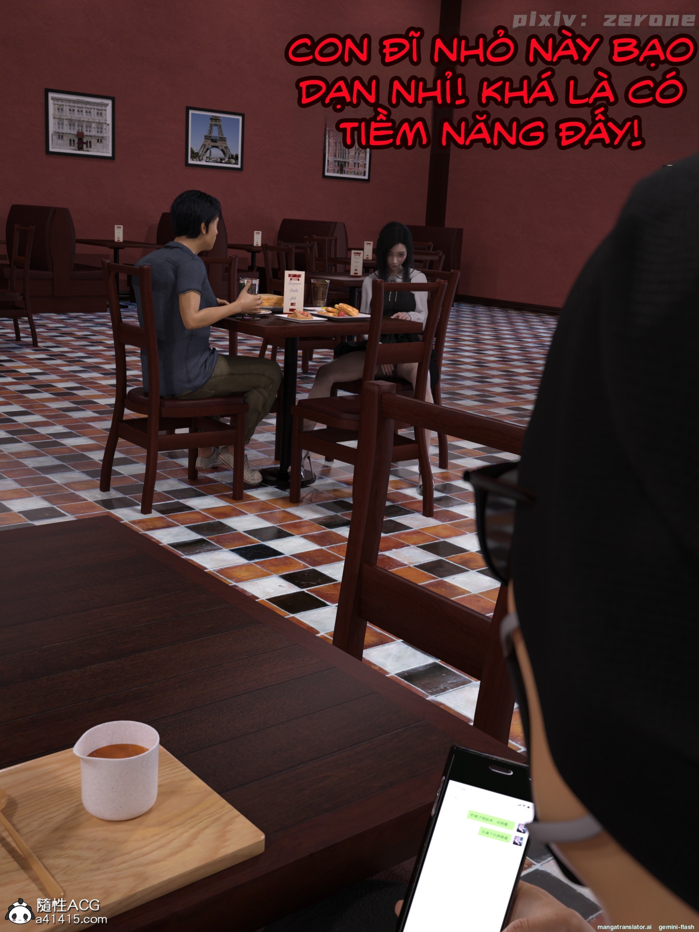 HentaiVN.net - Ảnh 26 - Chăm Sóc Vợ Và Con Gái Thằng Bạn - Chương 4