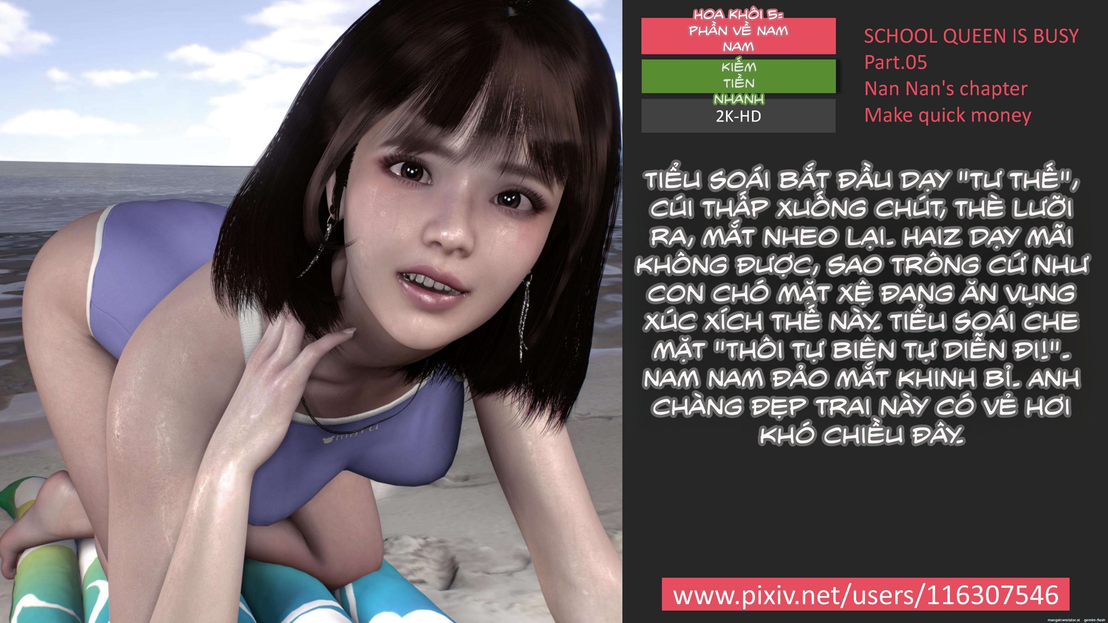 HentaiVN.net - Ảnh 29 - Hoa Khôi Bận Rộn - Phần 1 - Chương 5
