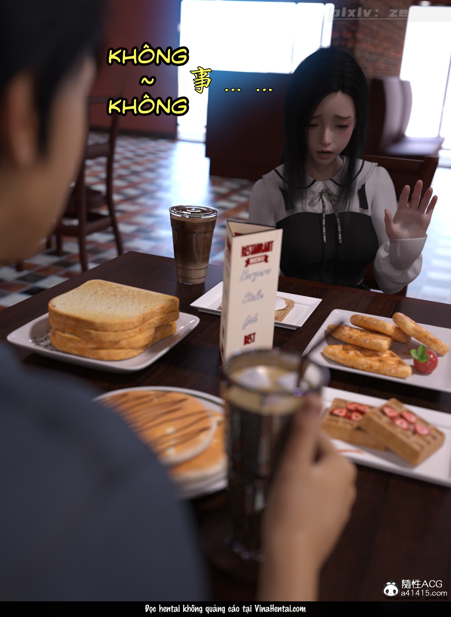 HentaiVN.net - Ảnh 29 - Chăm Sóc Vợ Và Con Gái Thằng Bạn - Chương 4