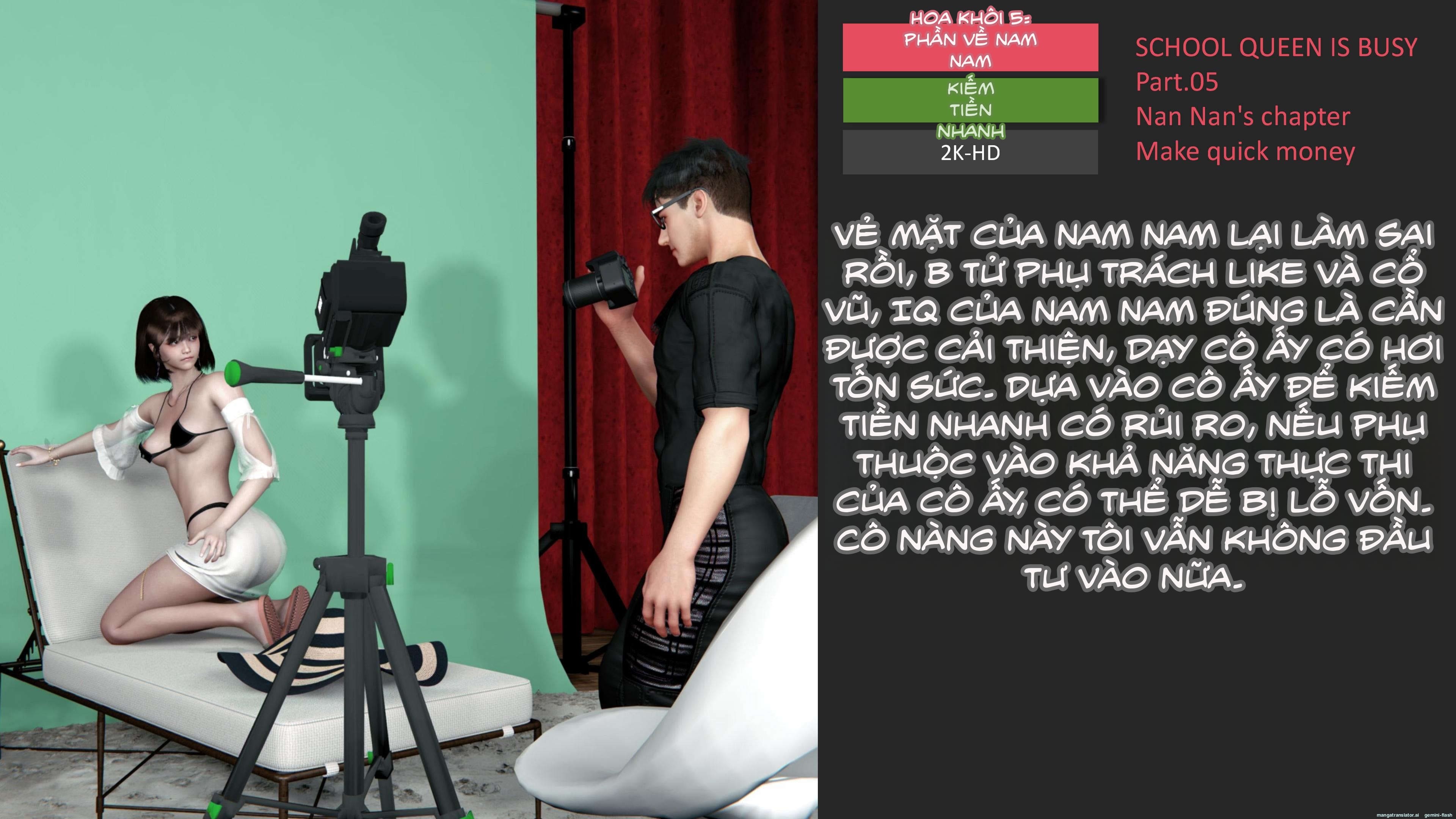 HentaiVN.net - Ảnh 32 - Hoa Khôi Bận Rộn - Phần 1 - Chương 5