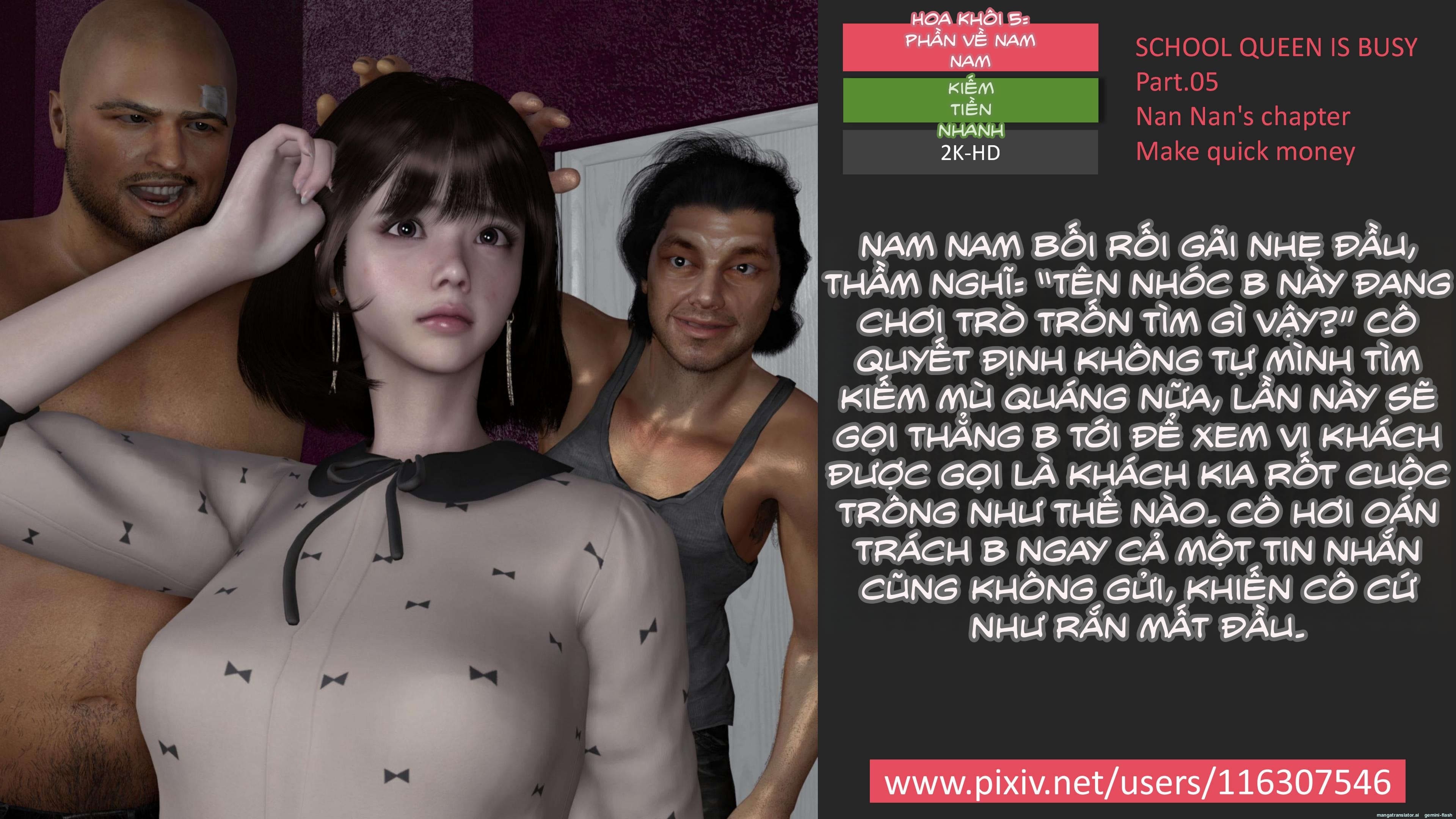 HentaiVN.net - Ảnh 56 - Hoa Khôi Bận Rộn - Phần 1 - Chương 5