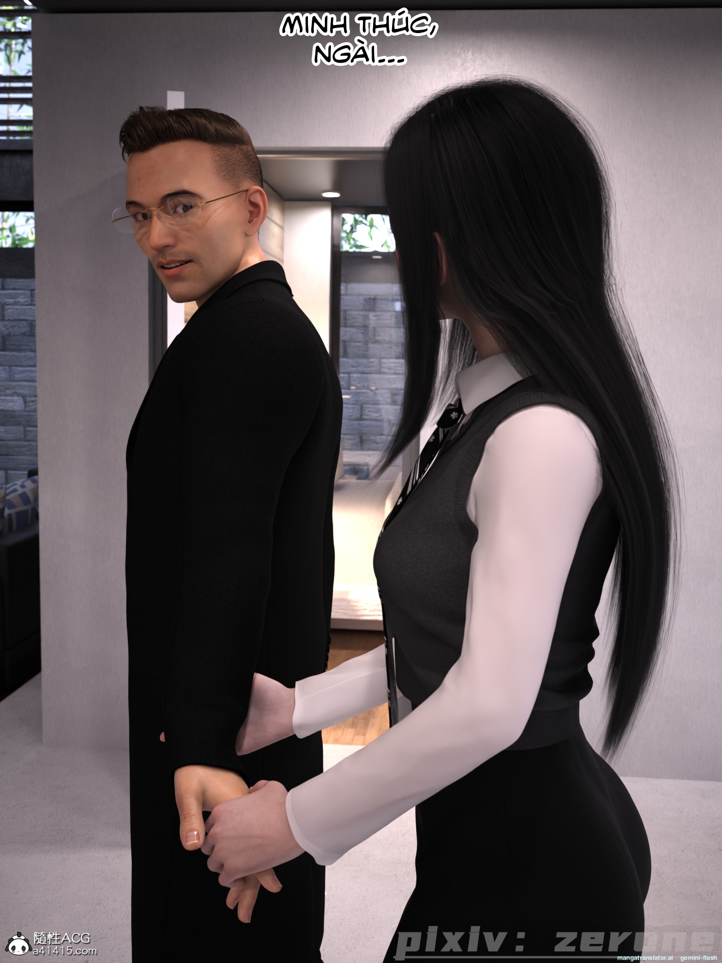 HentaiVN.net - Ảnh 63 - Chăm Sóc Vợ Và Con Gái Thằng Bạn - Chương 5
