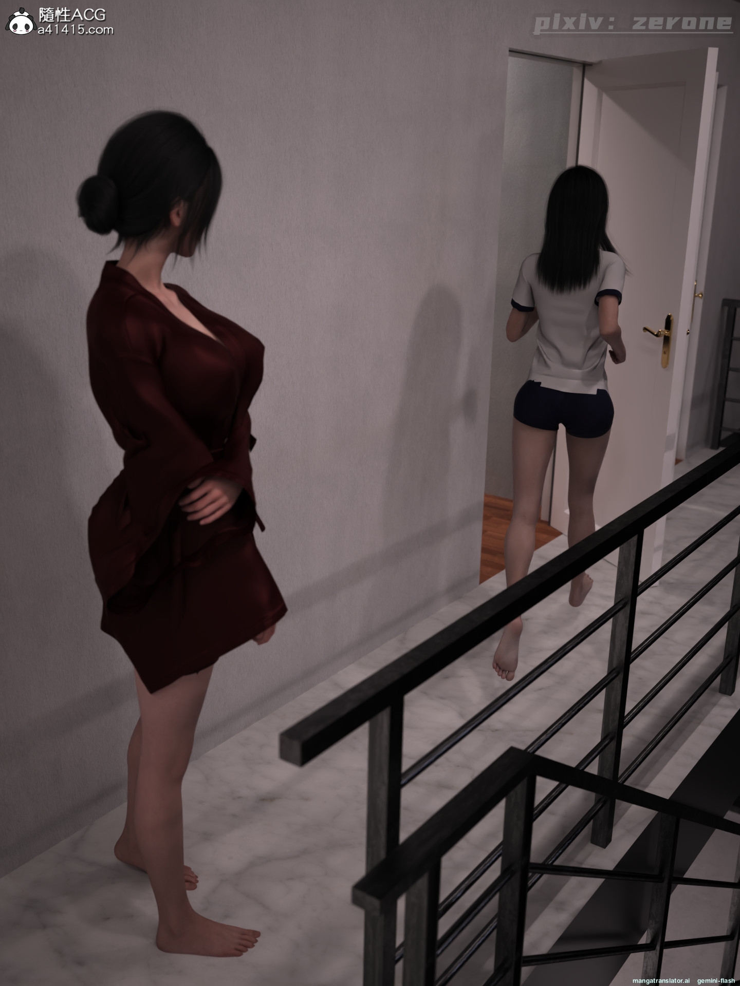 HentaiVN.net - Ảnh 67 - Chăm Sóc Vợ Và Con Gái Thằng Bạn - Chương 3