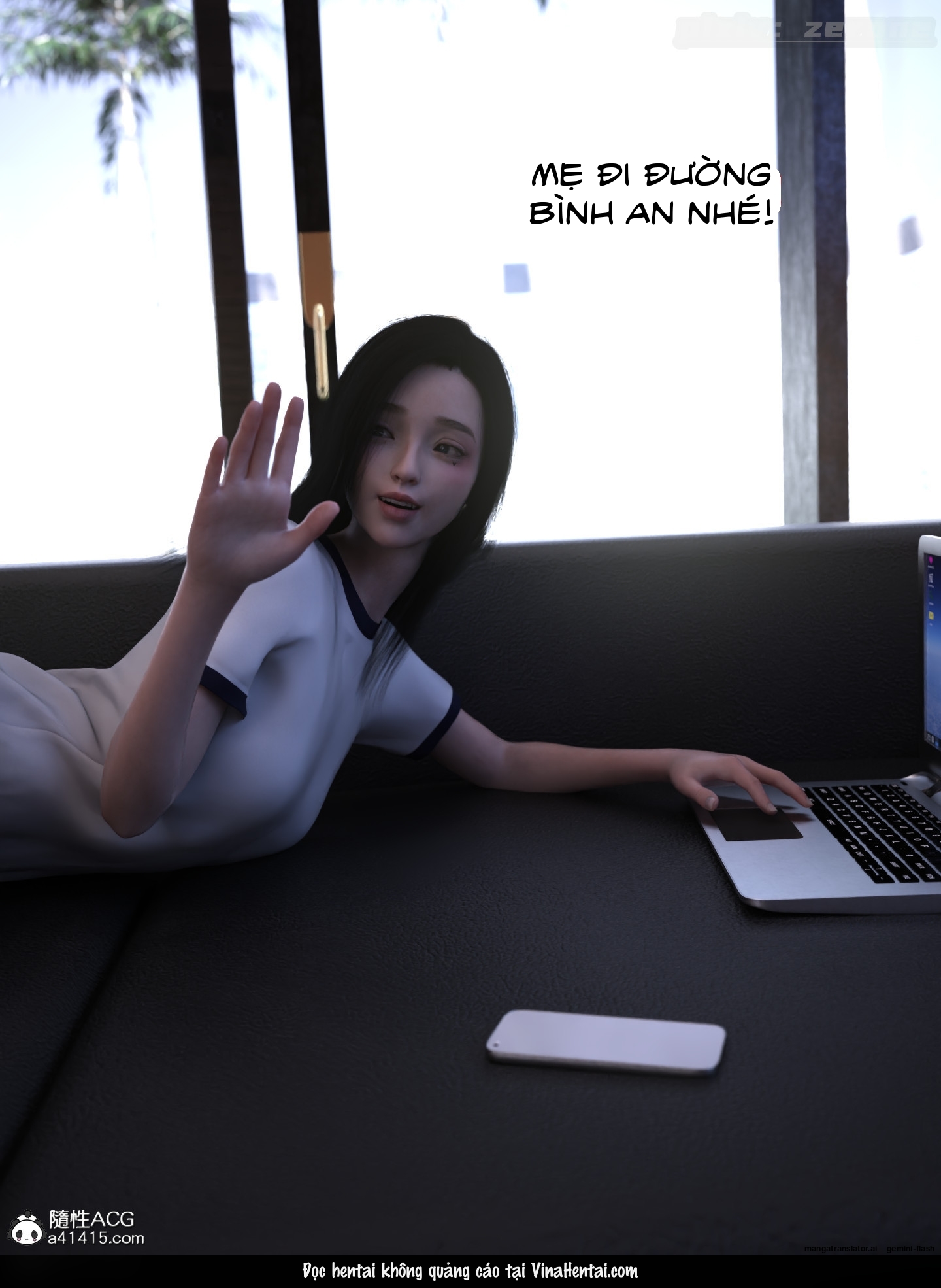 HentaiVN.net - Ảnh 101 - Chăm Sóc Vợ Và Con Gái Thằng Bạn - Chương 3