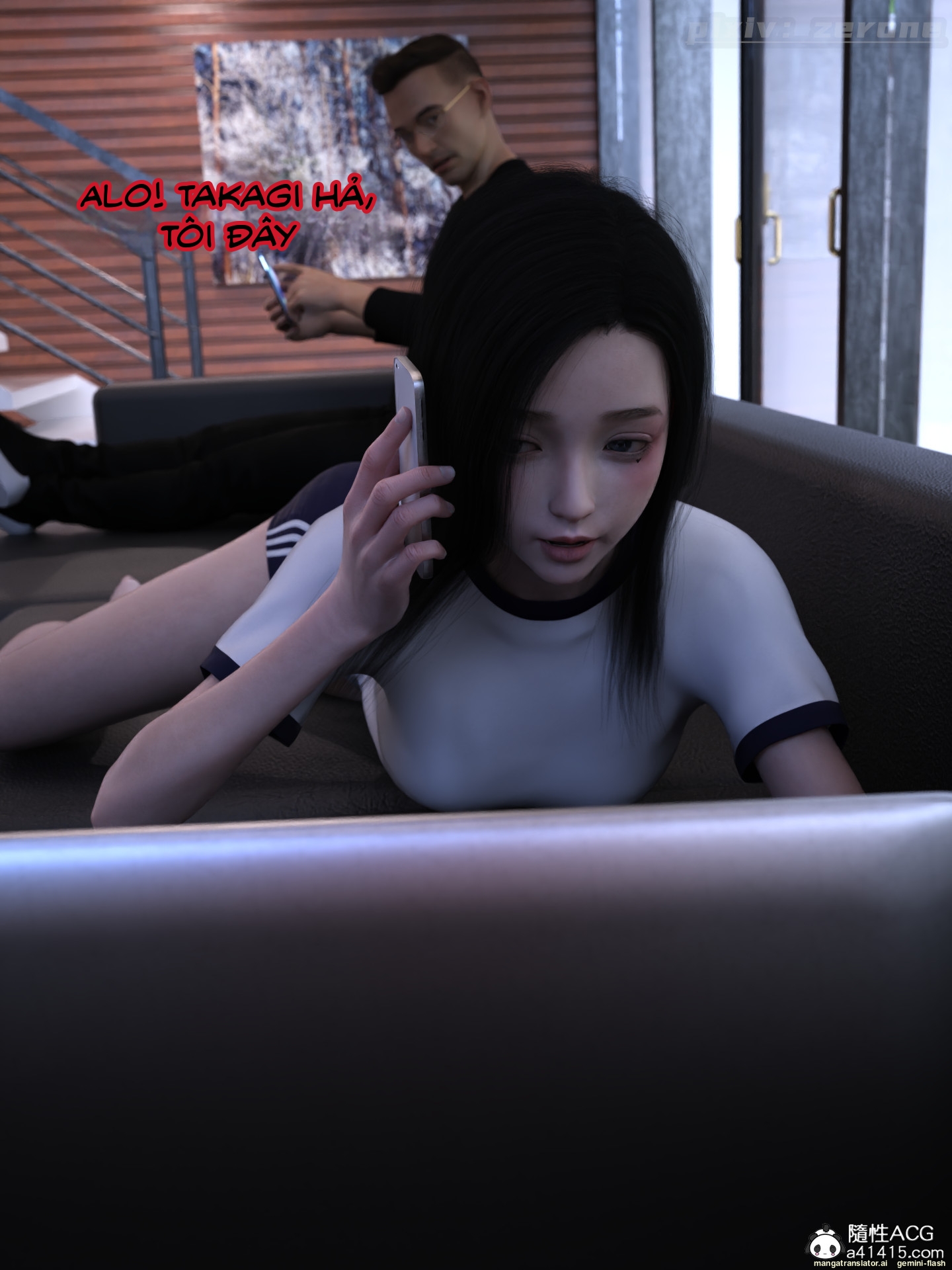 HentaiVN.net - Ảnh 103 - Chăm Sóc Vợ Và Con Gái Thằng Bạn - Chương 3