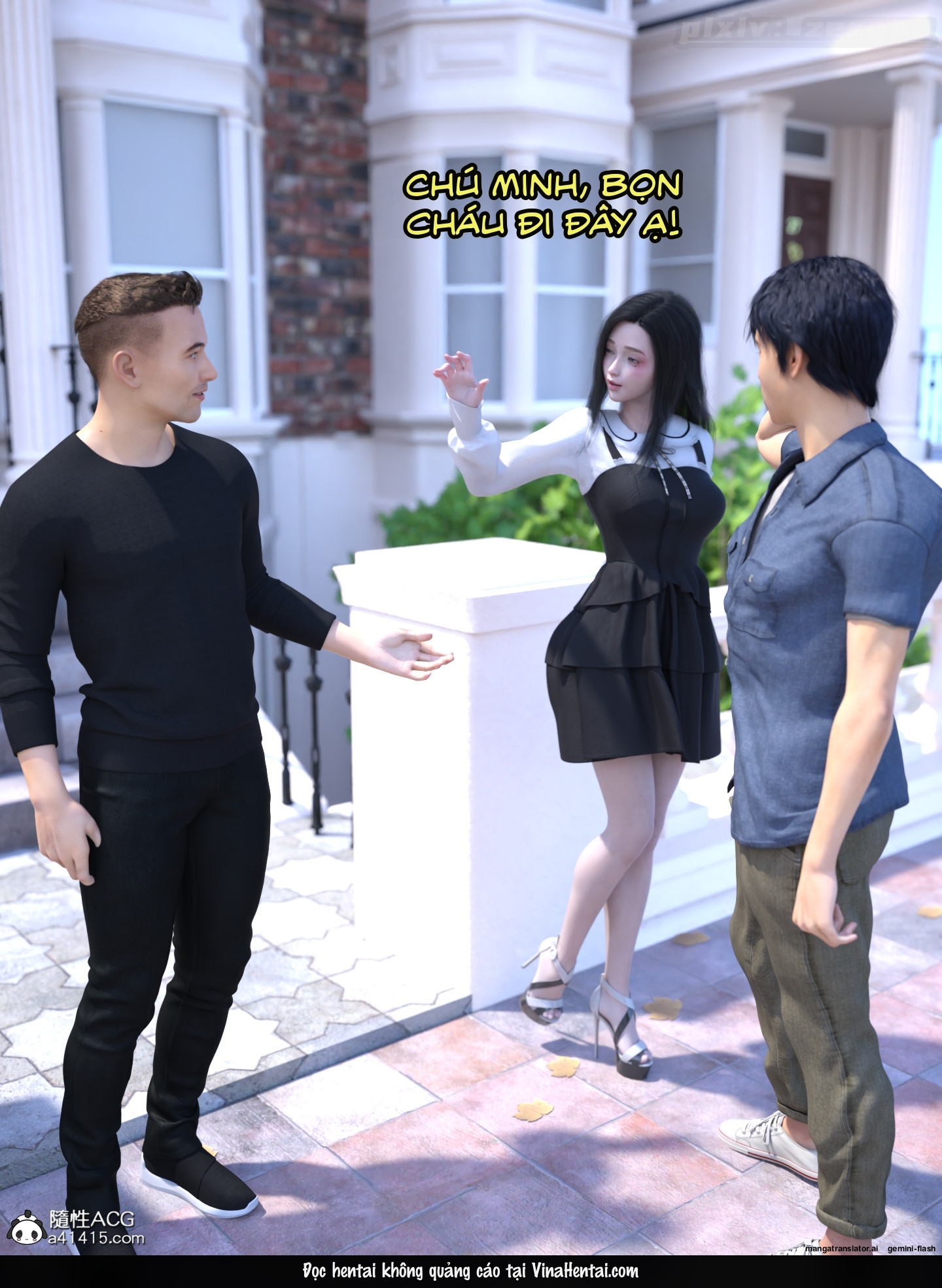 HentaiVN.net - Ảnh 122 - Chăm Sóc Vợ Và Con Gái Thằng Bạn - Chương 3