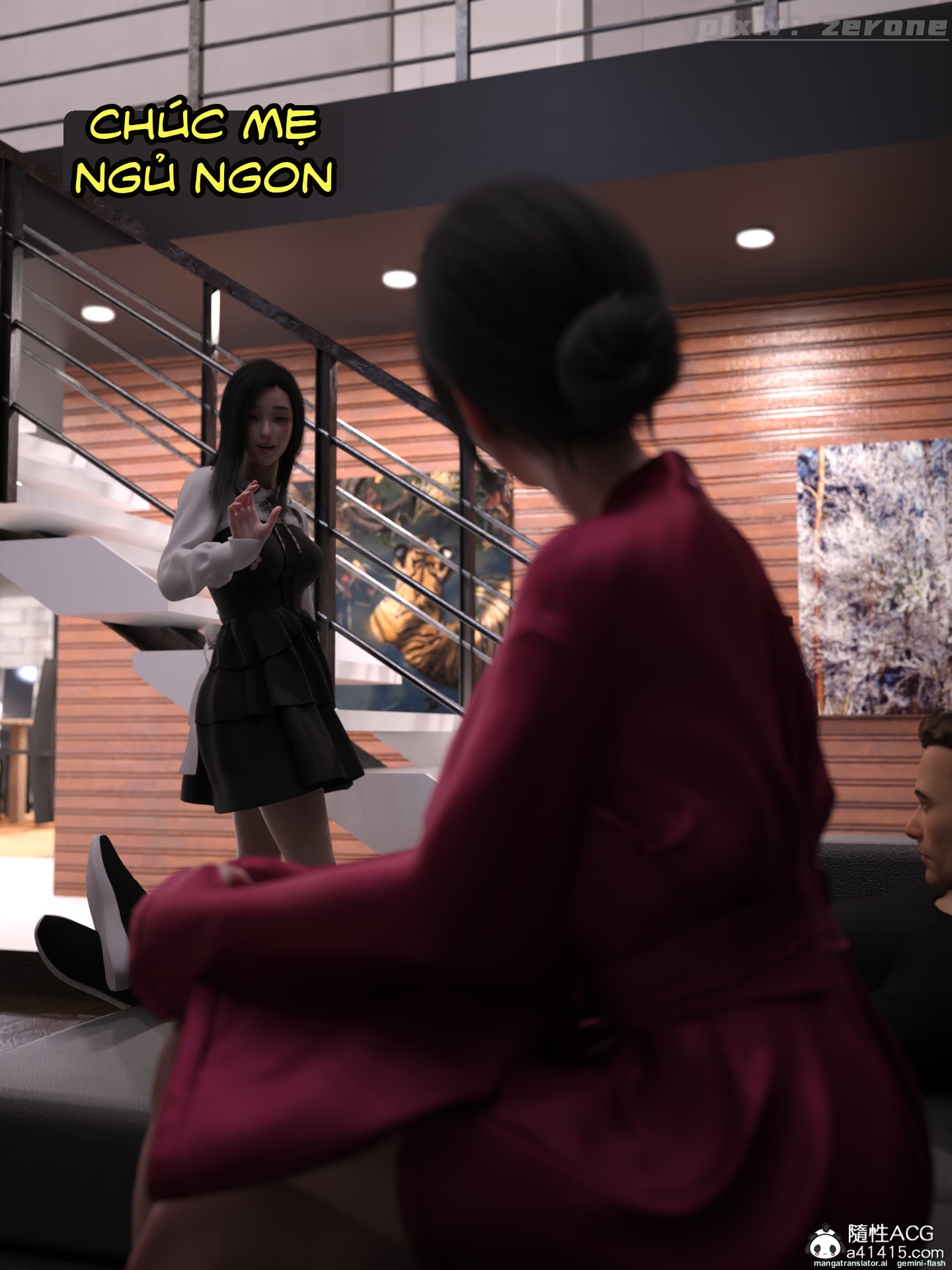 HentaiVN.net - Ảnh 127 - Chăm Sóc Vợ Và Con Gái Thằng Bạn - Chương 4