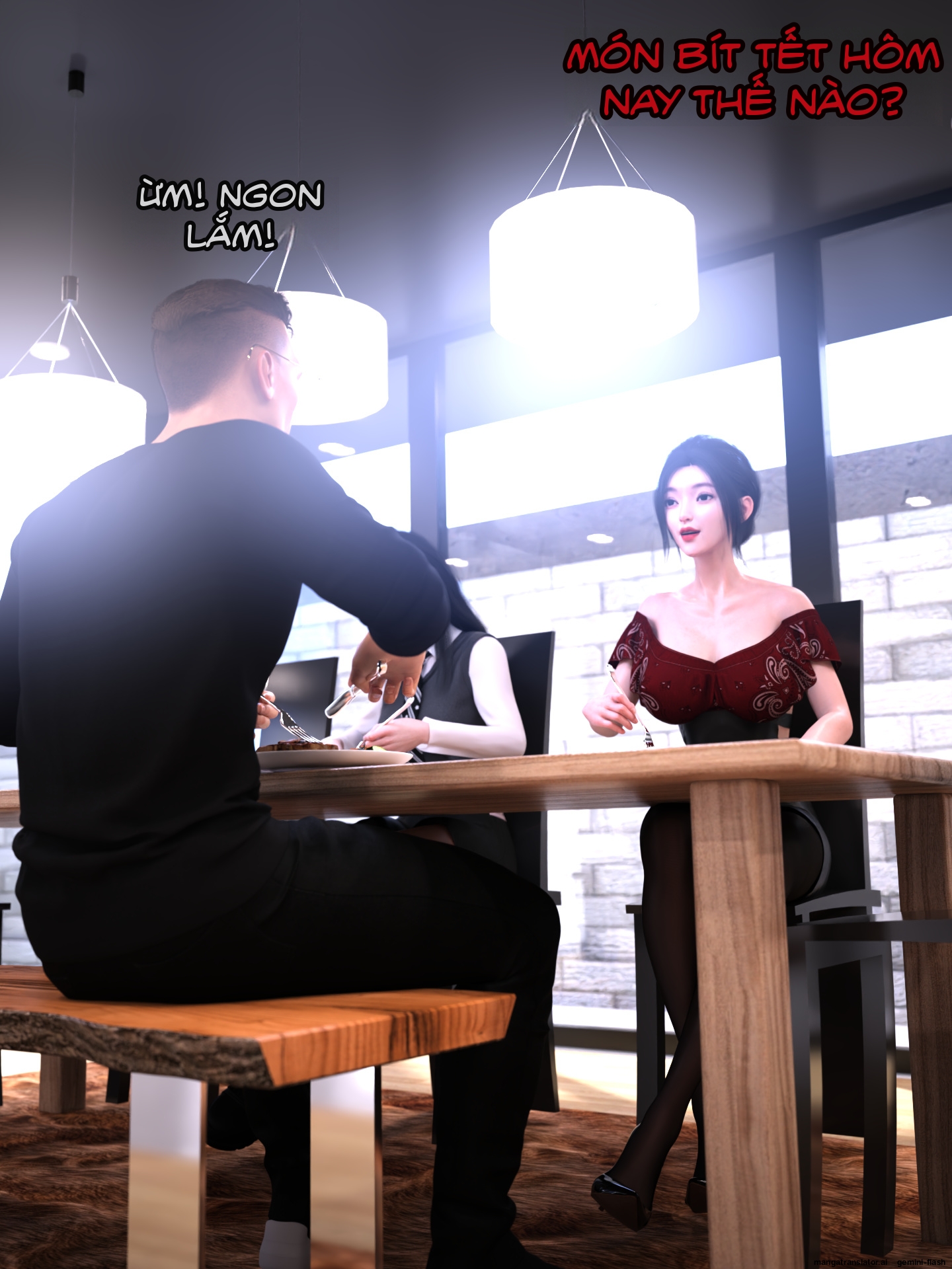 HentaiVN.net - Ảnh 171 - Chăm Sóc Vợ Và Con Gái Thằng Bạn - Chuong 6