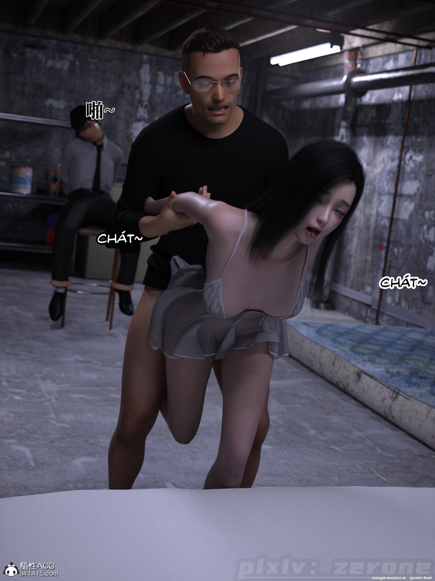 HentaiVN.net - Ảnh 182 - Chăm Sóc Vợ Và Con Gái Thằng Bạn - Chương 5
