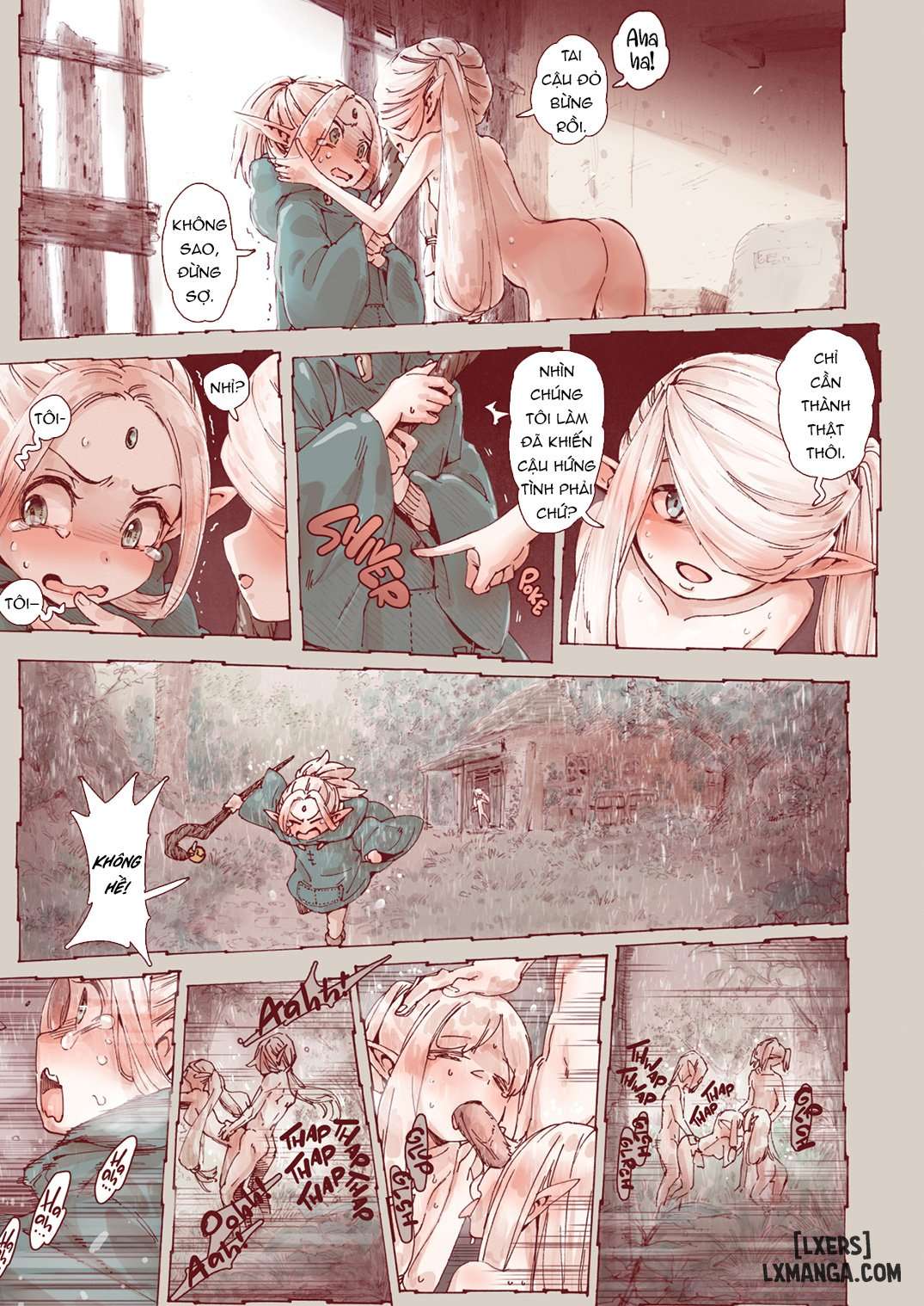 HentaiVN.net - Ảnh 6 - Witch of Depravity: How the Young Hero and a Tiny Elf Fell Victim to a Sorceress - Chap 2