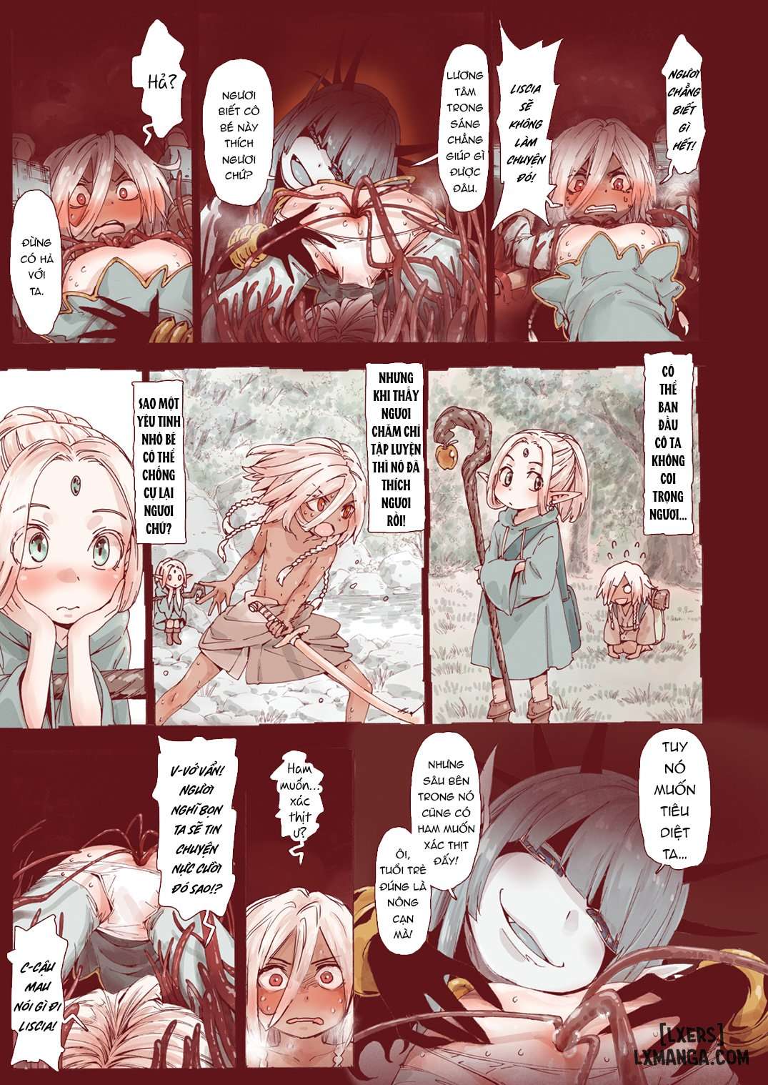 HentaiVN.net - Ảnh 12 - Witch of Depravity: How the Young Hero and a Tiny Elf Fell Victim to a Sorceress - Chap 2