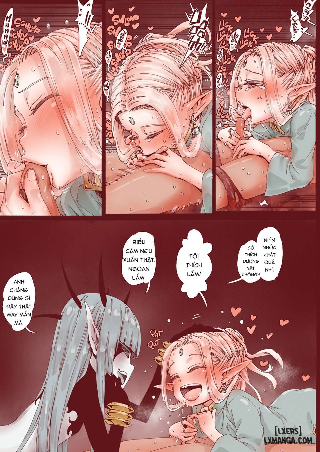 HentaiVN.net - Ảnh 4 - Witch of Depravity: How the Young Hero and a Tiny Elf Fell Victim to a Sorceress - Chap 3
