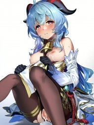 Fawning on Ganyu [Kanu-chan ni Amaeru o Manga; 甘雨ちゃんに甘えるおマンガ]