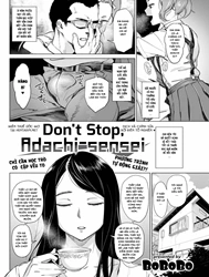Dạy Em Nữa Đi, Thầy Adachi! [Don't Stop, Adachi-Sensei]