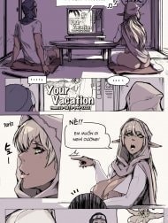 High Noon with the Dark Elf [ダークエルフ妻の漫画]