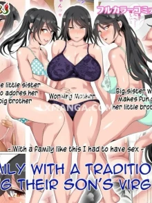 Kazoku De Musuko O Fudeoroshi Suru Narawashi Ga Sonzai Suru Kakei [A Family With A Tradition Of Taking Their Son's Virginity]