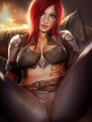 Cạo Lông Cho Katarina [Katarina Shaving Pussy]