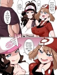Chơi Đùa Cùng May và Hilda [ハルカとトウコの火遊び (ポケットモンスター]