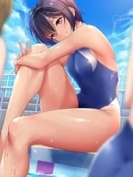 Hinata Natsumi dâm đãng trong bộ đồ bơi [Hinata Natsumi - Kyouei Mizugi Ecchi; 日向 夏海 - 競泳水着えっち]
