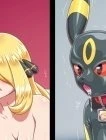 Cynthia → Umbreon Rubber Doll Kaizou